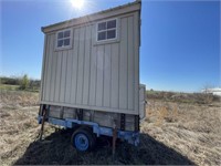 Deer Stand w/Upstairs on Bumper Pull Trailer