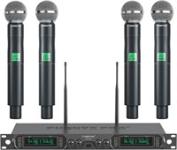 Phenyx Pro 4-Channel UHF Wireless Mic  260ft