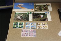 Lot of Chinese Stamps and Post Card