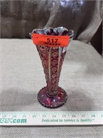 Carnival Glass Vase 4"x8"