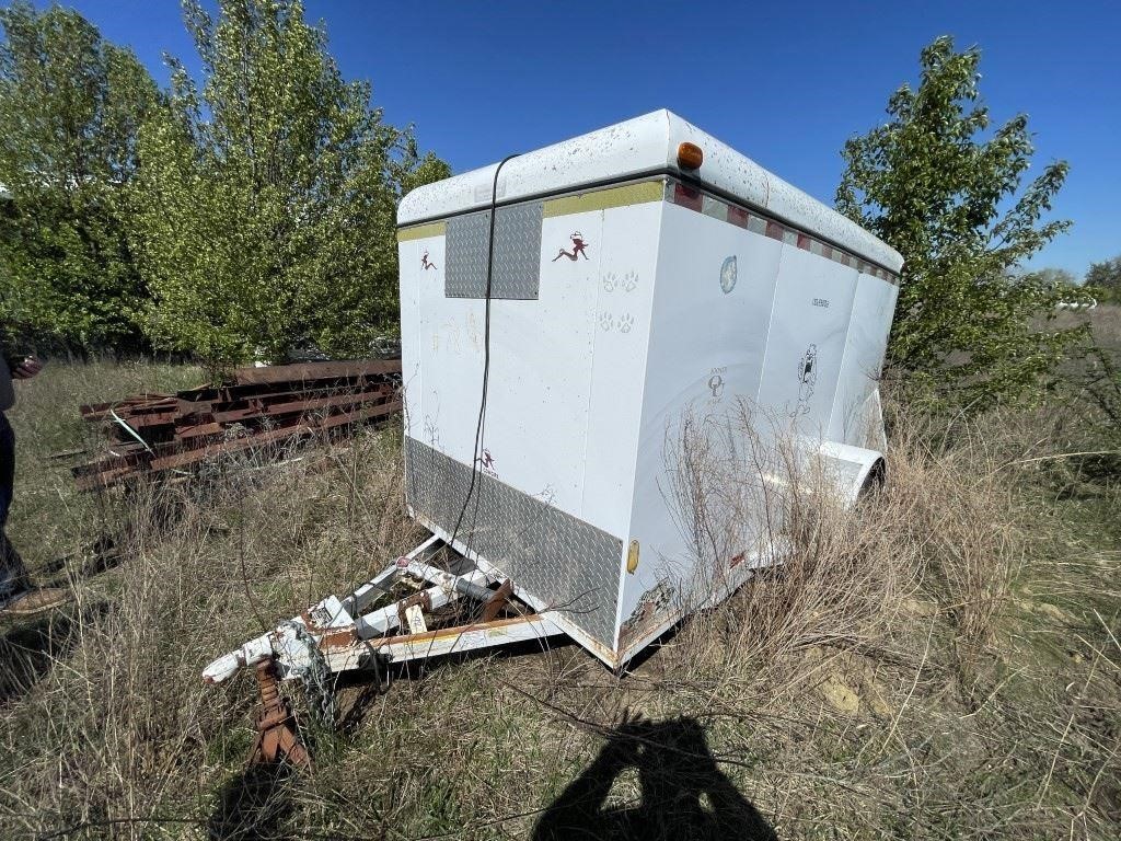 Bumper Pull Enclosed Single Axle Trailer