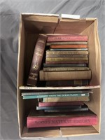 Box of Vintage & Antique Books - See Photo To Veri