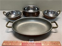 STAINLESS BOWLS & UNIQUE PAN