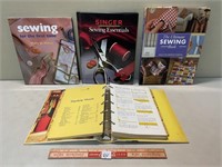 SEWING BOOKS INCLUDING HARDCOVER