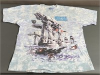 1997 Star Wars ESB Liquid Blue Graphic Tee Shirt