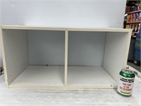 Two slot white shelf