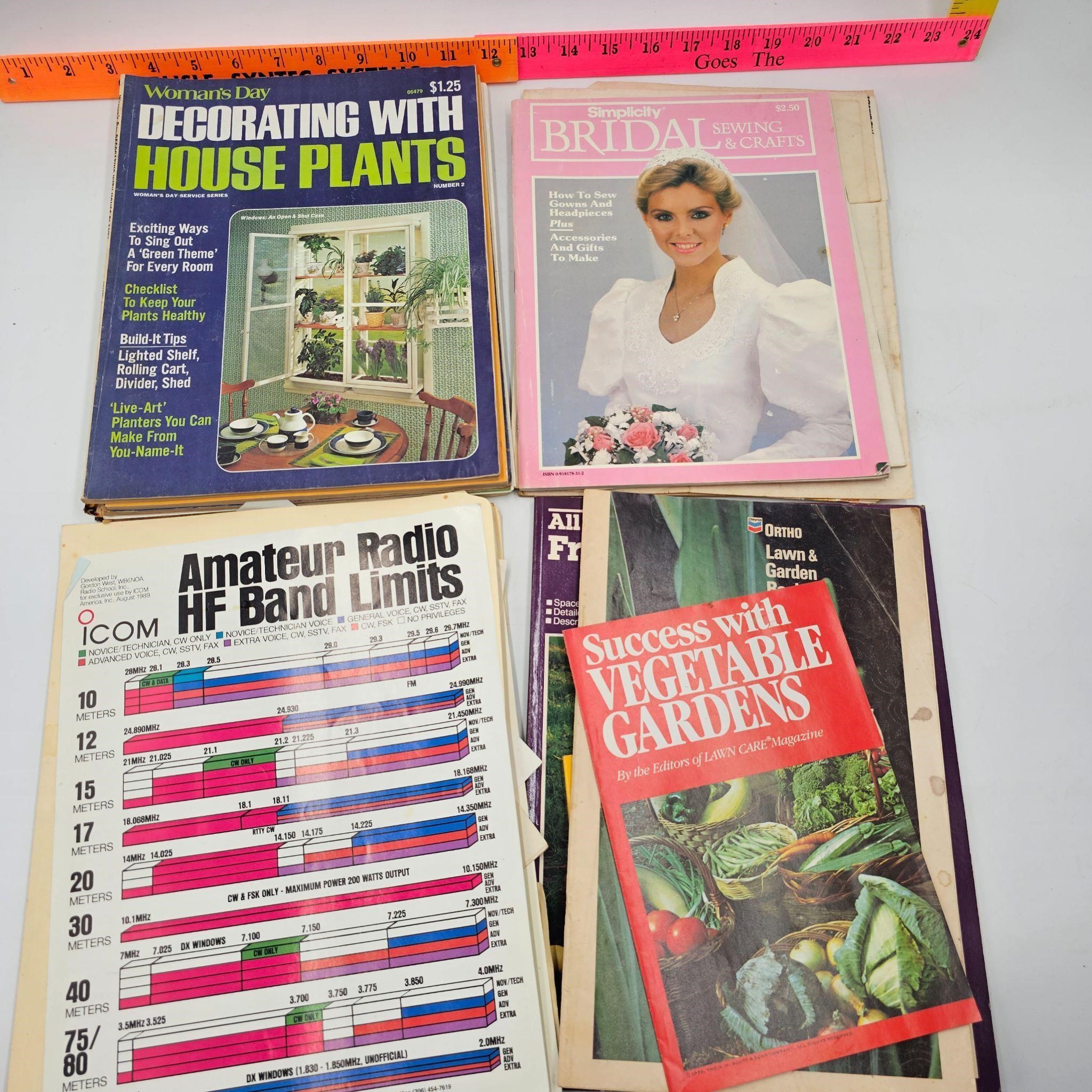 Variety of Vintage Magazines Lot
