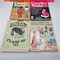 Variety of Vintage Crocheting Magazine Lot