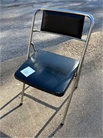 Folding Black Upholstery Chair