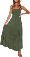 Women's Bohemian Strapless Off Shoulder