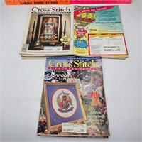 Vintage Cross Stitch Magazine Lot
