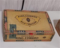 3 Count Imperial King Edward Tobacco Boxes