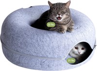 Cat Cave for Large Cats  Light Gray  Large