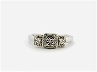 925 Sterling Silver Diamond Ring