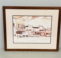 framed print "Main Street" by Illingworth Kerr
