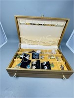 jewelry box w/ costume jewelry