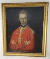 18th Century Portrait Painting - British Soldier