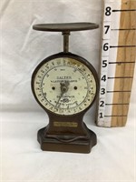 Vintage Cast Iron Salter Letter Balance Scale,