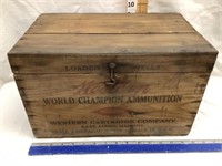 Western Super X Ammunition Wooden Case made to