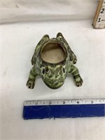 Vintage McCoy Frog Planter, 5"W, Minor Chip