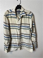 Vintage Van Huesen Button Up Flannel Striped