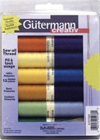 NEW | GÜTERMANN 12 PC SEW-ALL 100M THREAD SET -...