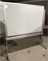 6' - 2 SIDED ROLLING DRY ERASE BOARD