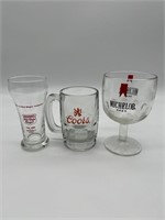 Hellman’s Coors and Michelob glasses