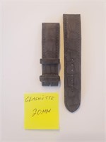 GLASHUTTE LEATHER WATCH STRAP 20MM