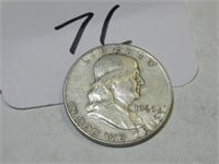 1960-D FRANKLIN 50-CENT SILVER CIRCULATED