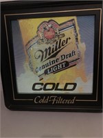 Miller Genuine Draft  motion lighted beer sign