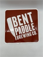 Bent Paddle Brewing co tin sigh.