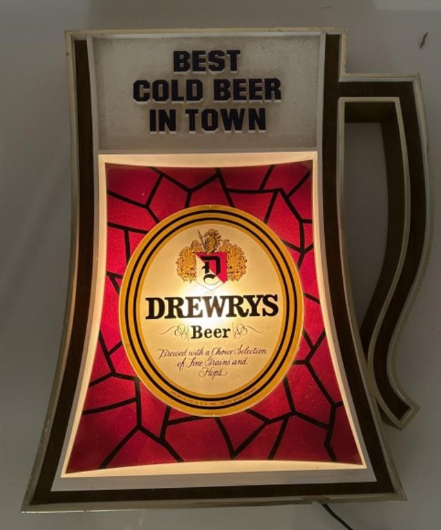 Drewrys Beer best cold beer in town brewed with a