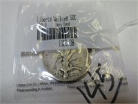 1941-D SILVER WALKING LIBERTY 50-CENT PIECES -