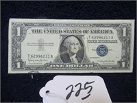 1957-B $1 BILL - SILVER CERTIFICATE
