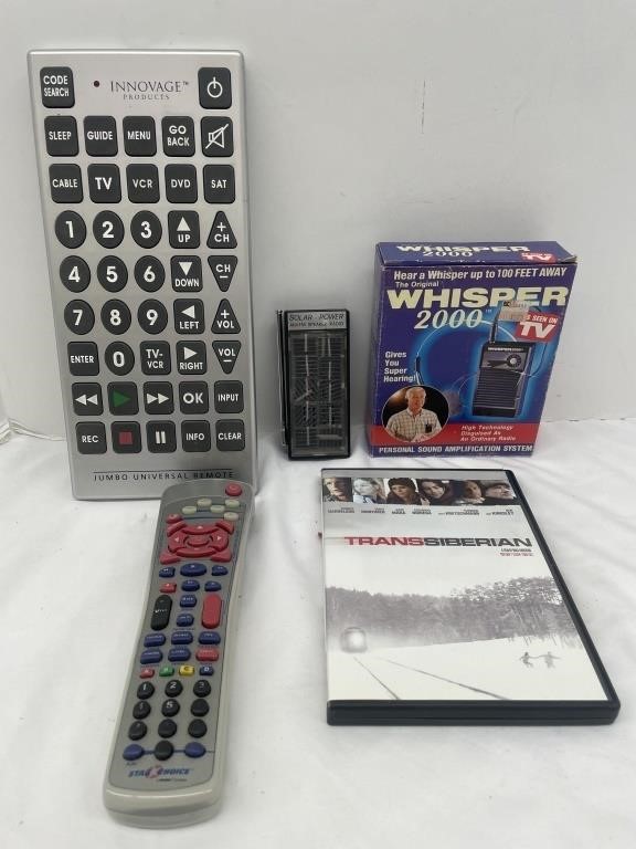 Jumbo Universal Remote, a Star Choice Remote,