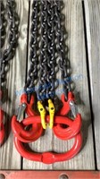 UNUSED 5/16" 7ft G80 DOUBLE CHAIN SLING