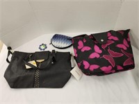 2 Bags and Zigzag Clutch