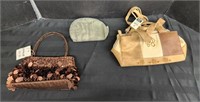 2 Women's Bags and Wallet