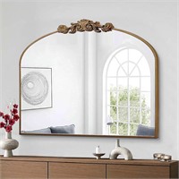 GA Home Gold Arched Mirror  36x29 Antique  Mirror
