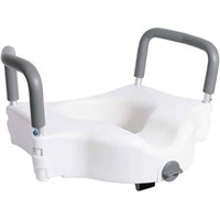 Vaunn Medical Raised Toilet Seat Commode Booster