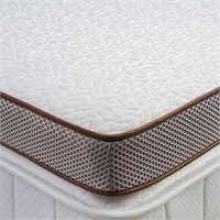 BedStory 4 Inch Memory Foam Mattress Topper Full