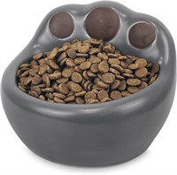 $21  PAILUOMU Ceramic Dog Bowl  12oz  Gray