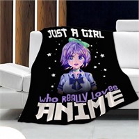 Anime Blanket 'Just A Girl Who Loves'  40x50 Kid
