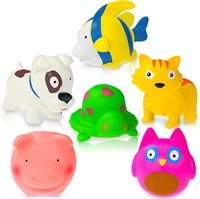 Toddler Bath & Pool Toys  1-4 Yrs - 6 Pcs