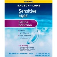 Bausch + Lomb Saline Solution - 2pk/24 fl oz