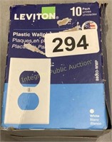 Leviton Plastic Wallplates White