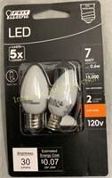 Feit Electric 7W LED Bulbs E12