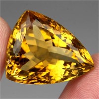 Natural UnheatedYellow Citrine 36.37 Cts - VVS