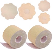2 Roll Tape & 2 Pairs Nipple Cover  Beige